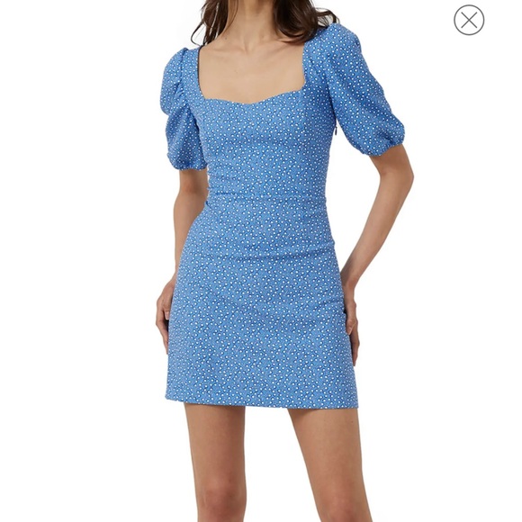 French Connection Dresses & Skirts - NWT FRENCH CONNECTION ELAO WHISPER PUFF SLEEVE MINIDRESS IN SIZE 12
